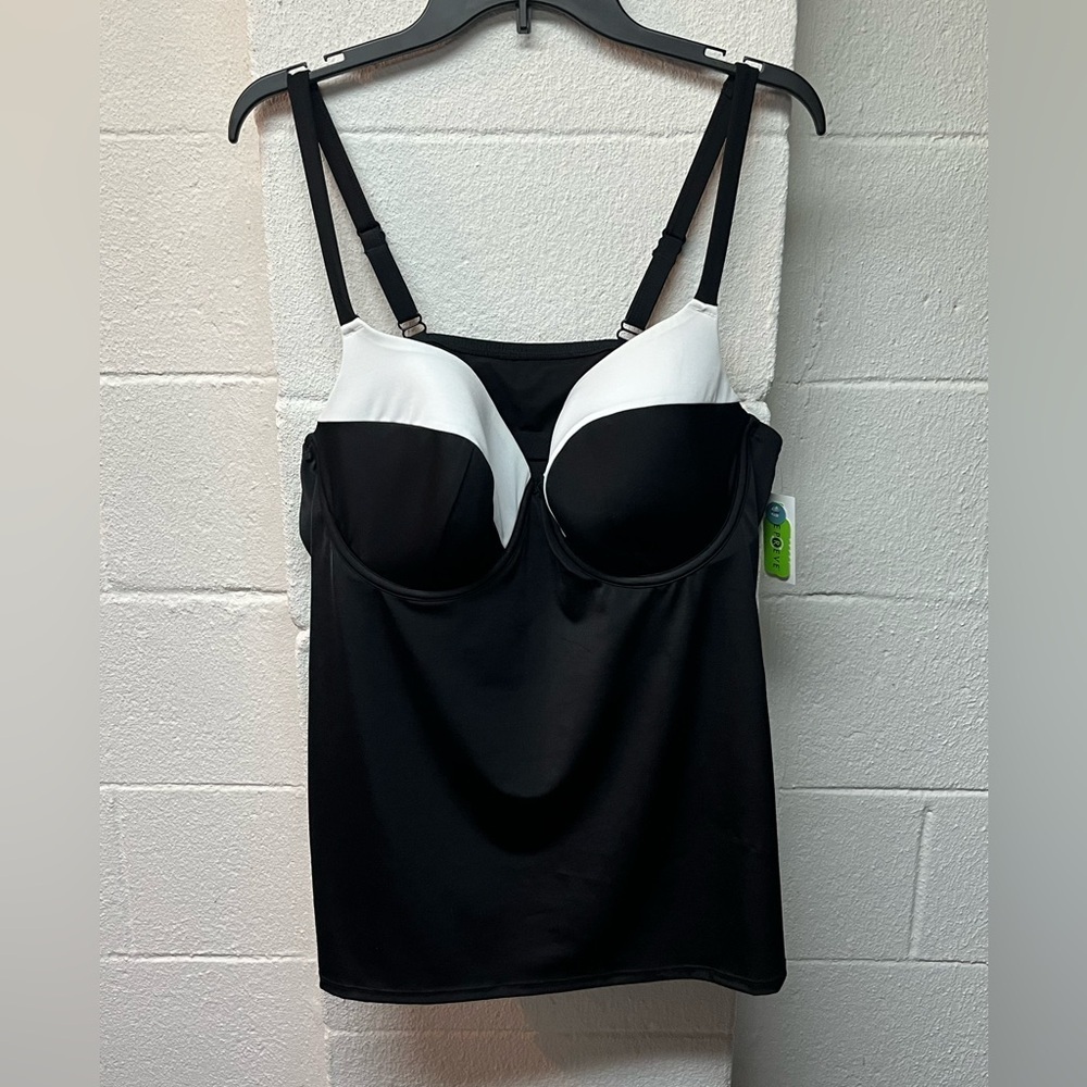 Lane Bryant Black and White Women's Intimate Camisole Swim